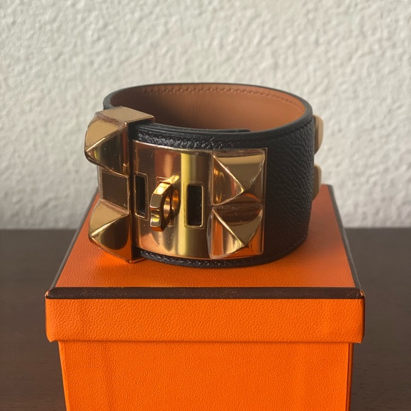 HERMES CDC Collier de Chien BRACELET in Epsom Leather - Picture 4 of 8